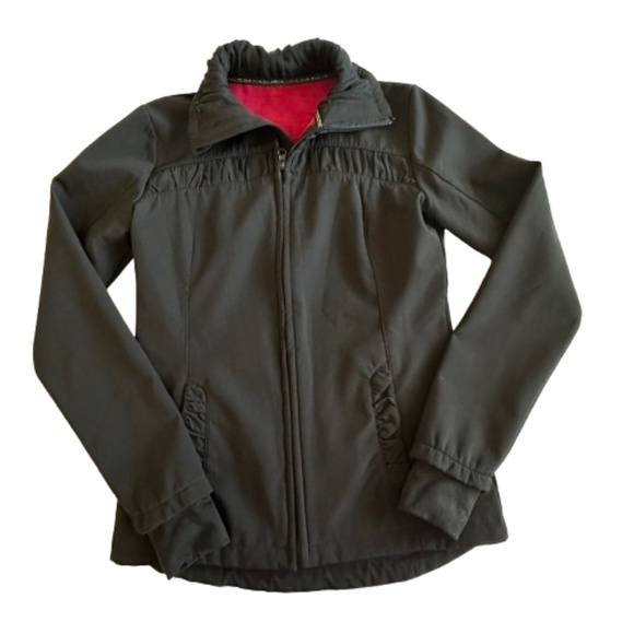 Mondetta Women's S/XS Black Fully Zip UP Windbreaker Rain Sporty Athletic Jacket - Picture 7 of 15